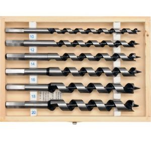 Auger Wood Drill Bit 6Pcs Set 230mm (10-12-14-16-18-20mm) Yato Brand YT-3298