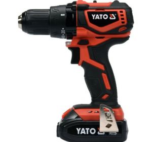 Cordless Drill Brushless 13mm 18V w/1 x 2.0Ah Battery & Quick Charger BMC Box Yato Brand YT-82794