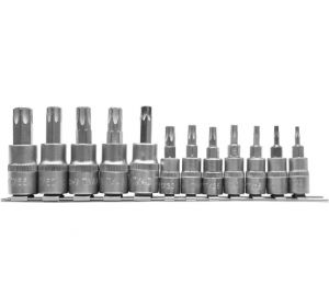 Socket Bit 12pcs/set Torx (T8-T55) L=35mm (1/4