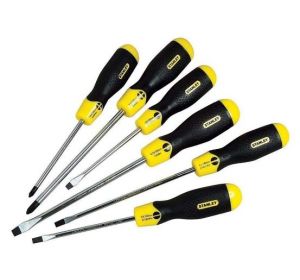 Screwdriver Set 6Pcs Cushion Grip 65-007 Stanley