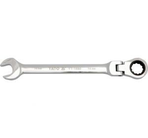 Flexible Combination Ratchet Wrench 14mm W/Plastic Hanger Yato Brand YT-1680