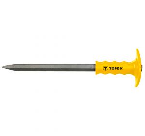 Point chisel with protector   - 400 x 19 mm,  Alloy Steel