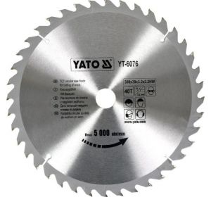 TCT Circular Saw Blade for Wood 300 x 30 x 40T Yato Brand YT-6076