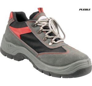 Low-Cut Safety Shoes Suede Leather with Lining Size: 40 S3 PUEBLE  YT-80584