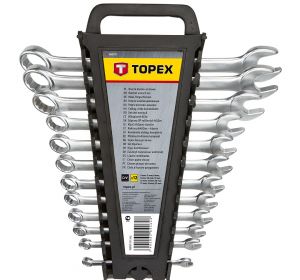 Combination spanner set 12 , 6-22mm CV