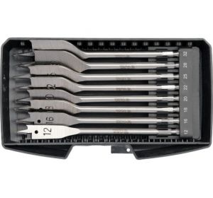 Flat Wood Drill Bit Set 8Pcs (12-16-18-20-22-25-28-32mm)Yato Brand YT-3259