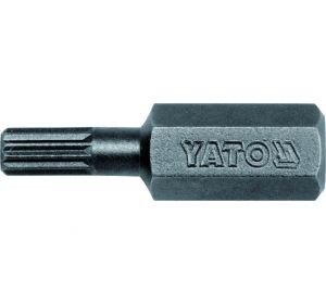 Impact Screwdriver Bit 8mm x 30mm Spline M5 50pcs/Box Yato Brand YT-7929 (99352)