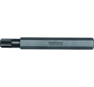 Impact Screwdriver Bit 8mm x 70mm Spline M8 20pcs/Box Yato Brand YT-7973 (99389)