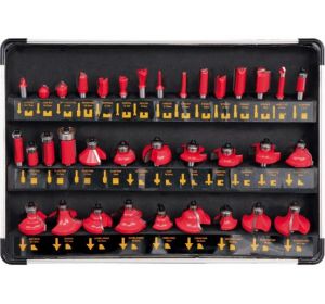 Router Bit 35pcs/set 8mm Alluminium Case Yato Brand YT-6803