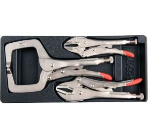 Drawer Insert With Lock Grip Pliers 3pcs Yato Brand YT-55472
