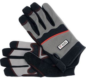 Working Gloves PVC/PE Size-7/L 1pair on Header Card Yato Brand YT-7466