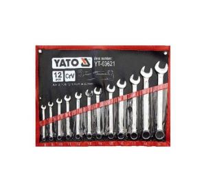 12Pcs Combination Spanner Set (8-19mm) Yato Brand YT-03621