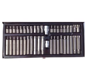 Screwdriver Bit Set Torx Security & Ribe 42Pcs  Yato Brand YT-0420