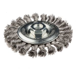 Weel brush 115mm x M14 standard twist steel wire 0.50mm