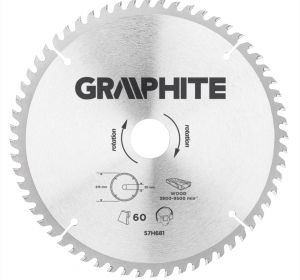 Circular saw blades with HM tips  216 x 30mm , 60 teeth