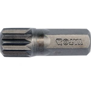 Impact Scewdriver Bits 8 x 30mm SPLINE M10 8pcs/Box Yato Brand YT-78193 (99334)
