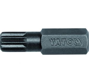 Impact Screwdriver Bit 8mm x 30mm Spline M8 50pcs/Box Yato Brand YT-7931 (99354)