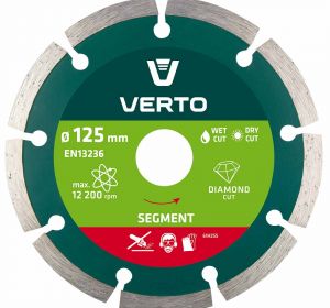 Diamond disc 125mm, segmented