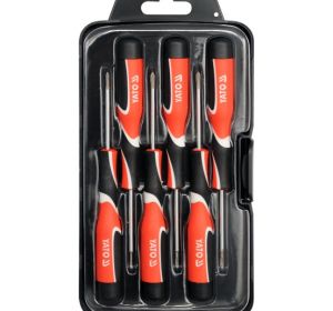 Precision Screwdriver Set 6pcs (Flat+Cross) Yato Brand YT-25861