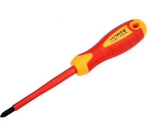 Insulated Philips Screwdriver PH2 x 100mm VDE-1000V Yato Brand YT-2823