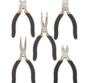 Mini pliers 125mm, set 5pcs