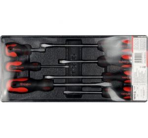 Drawer Insert With Slotted Screwdrivers 7pcs Yato Brand YT-5535