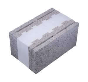 concrete blocks with insulation