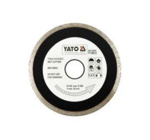 Diamond Blade Continous Rim 230 x 2.7 x 22.2mm Yato Brand YT-6015