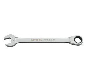 Non-Slip Combination Ratchet Wrench 18mm Yato Brand YT-0263