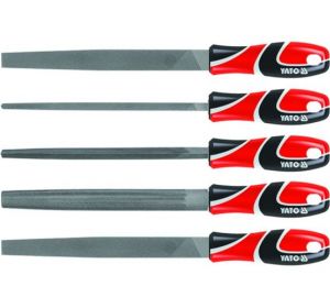 5 Pcs Steel File Set 5pcs/sets 1# 250mm Yato Brand YT-6238