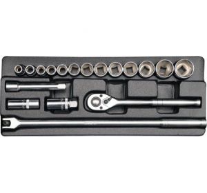 Socket Set 19pcs 1/2