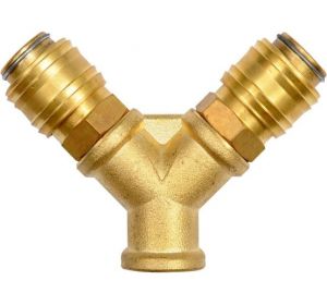 Two Way Quick Coupler 3/8