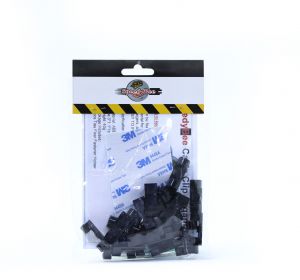 Cable Clip With 3M Adhesive - 20 PCs