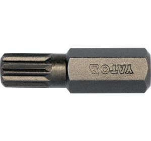 Impact Scewdriver Bits 8 x 30mm SPLINE M8 10pcs/Box Yato Brand YT-78192 (99338)