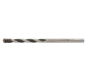 Black & white masonry drill, 4 x 75mm, buterfly tip