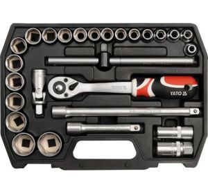 Socket Set 27pcs/sets Yato Brand YT-3875