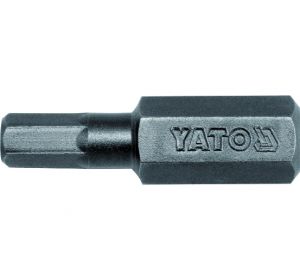 Impact Screwdriver Bit 8mm x 30mm Hex 5mm 50pcs/Box Yato Brand YT-7920 (99340)