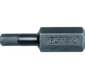 Impact Screwdriver Bit 8mm x 30mm Hex 4mm 50pcs/Box Yato Brand YT-7919 (99339)