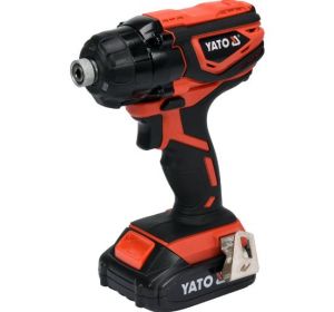 Cordless Impact Screwdriver 18V w/1 x 2.0Ah Battery & Quick Charger Color Box Yato Brand YT-82800