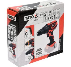 Cordless Impact Drill 13mm 18V Tool Only Color Box  YT-82789