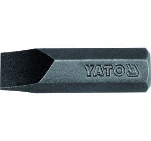 Impact Screwdriver Bit 8mm x 30mm Slotted 8mm 50pcs/Box Yato Brand YT-7893 (99349)