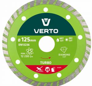 Diamond disc 125mm, Turbo