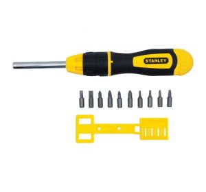 Ratchet Screwdriver Multibit + 10Bits 0-68-010 Stanley 