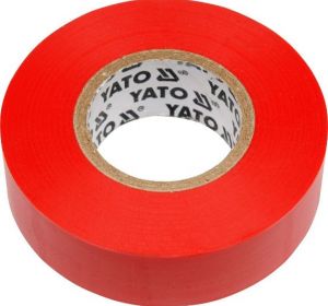Insulation Tape 19mm x 10M Red color  YT-8166