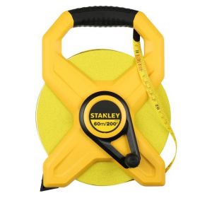 Measuring Tape Open Case Fibreglass Blade 60M Stanley 2-34-794 