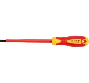 Insulated Slotted Screwdriver 6.5 x 150mm VDE-1000V Yato Brand YT-2819