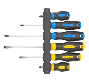 Screwdriver set 6pcs + hanger