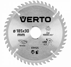 Circular saw blades with HM tips  185 x 30mm , 48 teeth