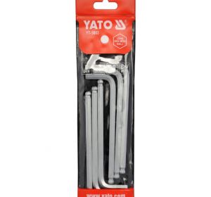 Long Hex Key With Ball 8.0mm 6pcs Yato Brand YT-5803 (99288)