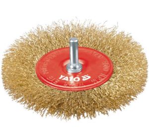 Circular Brush Brass Wire 100mm,6mm bar  YT-4757